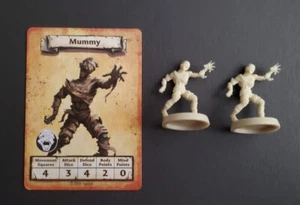 HeroQuest Mummy Mummies x2 28mm Fantasy Miniature - Picture 1 of 3