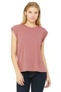 BL018 BELLA+CANVAS 8804 Womens Sleeveless Flowy Muscle Super Comfortable Top - Picture 1 of 6