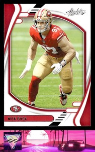 2021 Panini Absolute #84 Nick Bosa    San Francisco 49ers Football