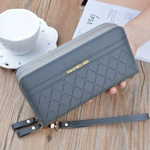 Women Lady Leather Clutch Wallet Long Purse Credit Card Phone Holder Zip Handbag - Picture 1 of 38