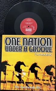 Funkadelic – One Nation Under A Groove (Extended Mix 7:26 3 Track 12'' TESTED NM - Picture 1 of 7