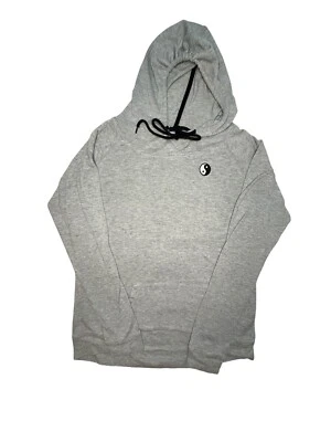 Sudadera con capucha vintage Empyre yin and yang talla grande gris/símbolo chino Foto 1 de 4