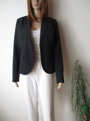 Montego Damen Jacke-Blazer Gr. 36 dunkelblau zeitlos - Bild 1 von 4