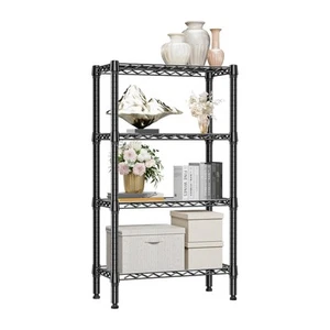 MZG 1000 lbs 4 Tier Shelf Metal Storage Shelves Wire Rack Closet Organizers f... - Picture 1 of 7