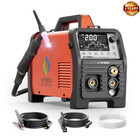 TIG Welder 110V/220V 200A Inverter MMA ARC TIG Welding Machine Gas Gasless IGBT