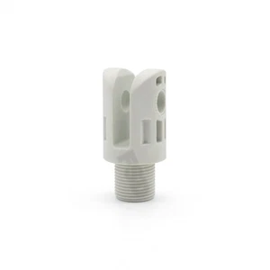 Okin 21521 Plastic Front Clevis Fork – M20 Right-Turn Thread Grey Actuator Part - Picture 1 of 4