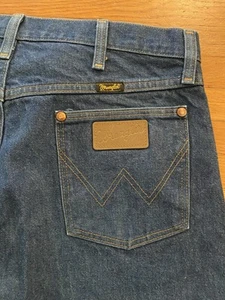 Wrangler Men’s Cowboy Cut Original Fit Blue 36x36 Stone Wash Medium - Picture 1 of 9