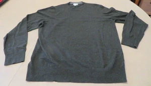 Old Navy Sweater Mens XL Gray Crew Neck Pullover Long Sleeve Cotton Blend - Picture 1 of 7