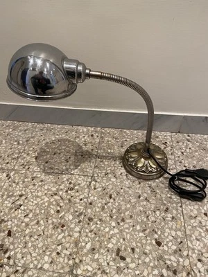 Lampada Da Scrivania Antico Ottone - Immagine 1 di 4