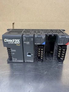 Direct Logic 205 D2-04B Koyo DL230 CPU D2-08ND3 D2-08TR PLC Set - Picture 1 of 9