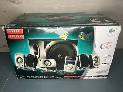 Logitech Z-5500 THX-zertifiziertes 5.1 Digital Surround Lautsprechersystem - ohne Fernbedienung - Bild 1 von 4