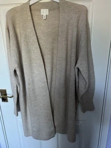 Ladies Long Cardigan Size 16 - Picture 1 of 4