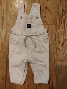 Chaleco Chaleco Baby Gosh Girl Rosa Blanco Rayas 6 Mos Suave Pierna a Presión - Imagen 1 de 2