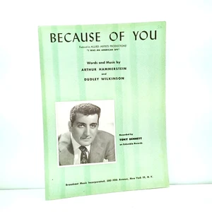 Tony Bennett Perché di te Spartiti 1940 Broadcast Music Inc. - Foto 1 di 2