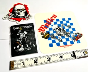 BONES BRIGADE RODNEY MULLEN LAPEL PIN AND STICKERS- Limited Edition - 3 ITEMS - Picture 1 of 1