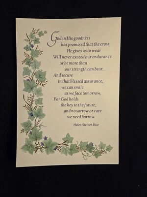 Religious Recovery Card/ Get Well - Image 1 of 4