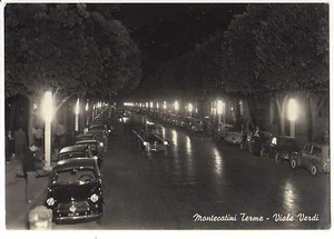 POSTCARD OF MONTECATINI TERME PISTOIA 1955 VIALE VERDE 5-34 - Picture 1 of 1