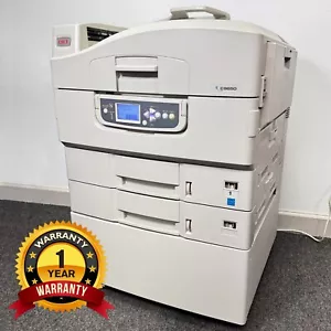 Oki C9650 Color Duplex Laser Printer A3 Extra Tray Cabinet 7.5k 1 YR WARRANTY - Picture 1 of 22