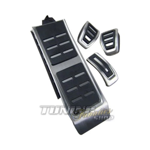 Original Pedale Pedalkappen + Fußstütze Stütze Schwarz für Handschaltung Audi - Bild 1 von 1