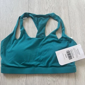 NWT FABLETICS Dakota Padded Turquoise Sports Bra - Picture 1 of 7
