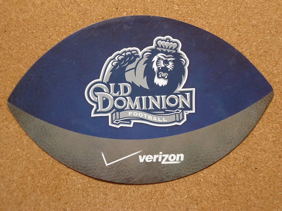 Imán inaugural de temporada de fútbol americano universitario Old Dominion 8" x 5 1/2" Foto 1 de 1