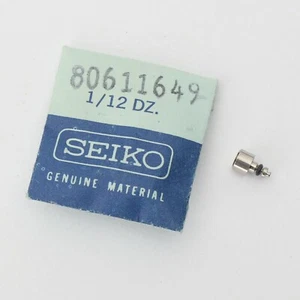 Reloj Seiko Botón Original Parte 80611649 Nuevo Antiguo Stock Reparaciones Repuestos (G5D24) - Imagen 1 de 1