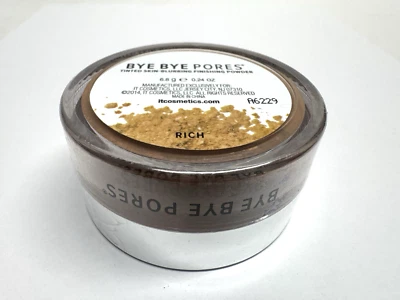 NEW IT Cosmetics Bye Bye Pores Finishing Powder Rich Tinted Skin-Blurring 6.8 g - Image 1 of 4