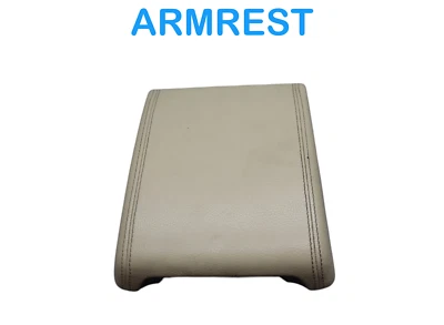 09-15 Jaguar X250 XF XFR Center Console Arm Rest Armrest Panel Cover Ivory Oem Foto 1 de 4
