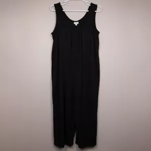 J. Jill patch pocket black jumpsuit-XL - Picture 1 of 5