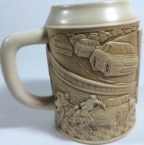 WOW - 3D Nascar 50th Anniversary 6" Mug Stein Ceramic 1948-1998 Racing COLLECT - Picture 1 of 5
