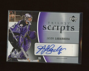 2006-07 Upper Deck Trilogy Scripts #TSJL Jason Labarbera