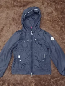 Moncler Navy Blue Kids jacket Windbreaker Size 8 Y - Picture 1 of 8