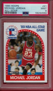 1989 Hoops #21  Michael Jordan All StarHOF'er PSA 9 Mint $$$$ (GOAT) - Picture 1 of 2