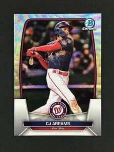 2023 Bowman Chrome C.J. Abrams Wave Refractor /100 - Picture 1 of 2