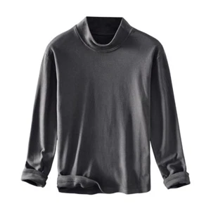 Herren Thermo Shirt Langarm Basic Oberteil Rollkragen Pullover Pulli Stretch - Bild 1 von 17