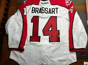 Game Worn 2012 WHL/Russland Subway Serie Brady Brassart #14 Rbk Auth Jrsy Gr. 54 - Bild 1 von 15