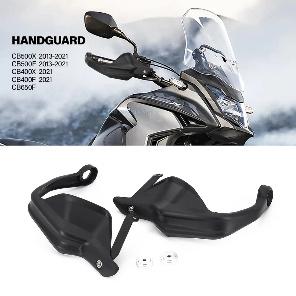 Hand Guard Protection For Honda CB500X CB500F CB400X CB400F CB650F Handguard NEW - Image 1 of 4