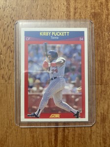 1990 Score #1 Kirby Puckett TWINS HOF'er SUPER STAR baseball card