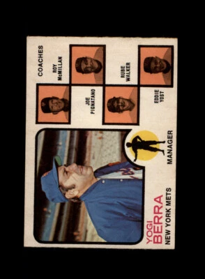 1973 YOGI BERRA O-PEE-CHEE #257 METS COACHES *R5972 - Image 1 of 2