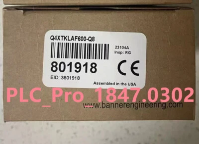 1PCS Brand New Banner Q4XTKLAF600-Q8 Rugged Distance Sensor  Fast delivery - Image 1 of 4