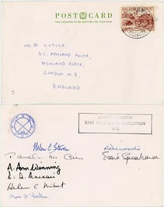ARCTIC POLAR MOUNTAINEERING 1970 DAMEN SCHOTTISCH E. GRÖNLAND EXPED MULTI SIGNIERT - Bild 1 von 4