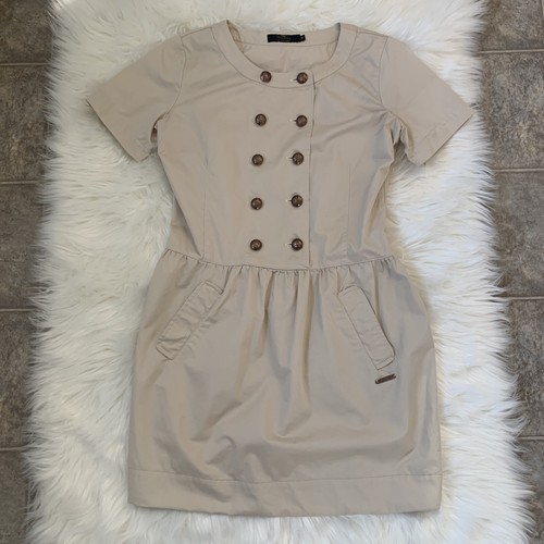 Mini abito Thomas Burberry di Burberry vintage utilità militare marrone chiaro medio