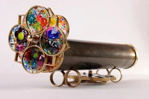 Handmade ORIGINAL Roy Cohen Giant Flower Extra wheel Kaleidoscope - Bild 1 von 11