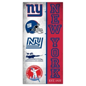 Logotipo del equipo New York Giants Progression 6" x 12" - Imagen 1 de 1