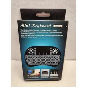 Mini Wireless Keyboard Mouse Combo For PC Smart TV Tablets & More - New - Picture 1 of 2
