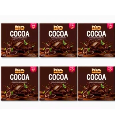 Bio desintoxicación cacao mezcla instantánea control control de peso adelgazamiento reducir vientre x 6 Foto 1 de 4