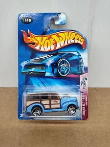 2004 Hot Wheels #146 Crank Itz 4/5 '40s Woody B3867-0714C crd - Picture 1 of 2