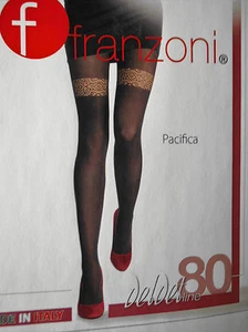 Blickdichte Strumpfhose, 80 DEN, Microfaser, schwarz, Größe 38 u. 40-42 - Bild 1 von 3