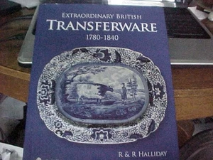 EXTRAORDINARY BRITISH TRANSFERWARE, BLUE WHITE  (2012 Schiffer - Picture 1 of 7