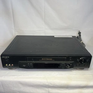 Sony SLV-N71 VCR 4 Head Hi-Fi Stereo VCR VHS Player No Remote - Tested & Working - Picture 1 of 21